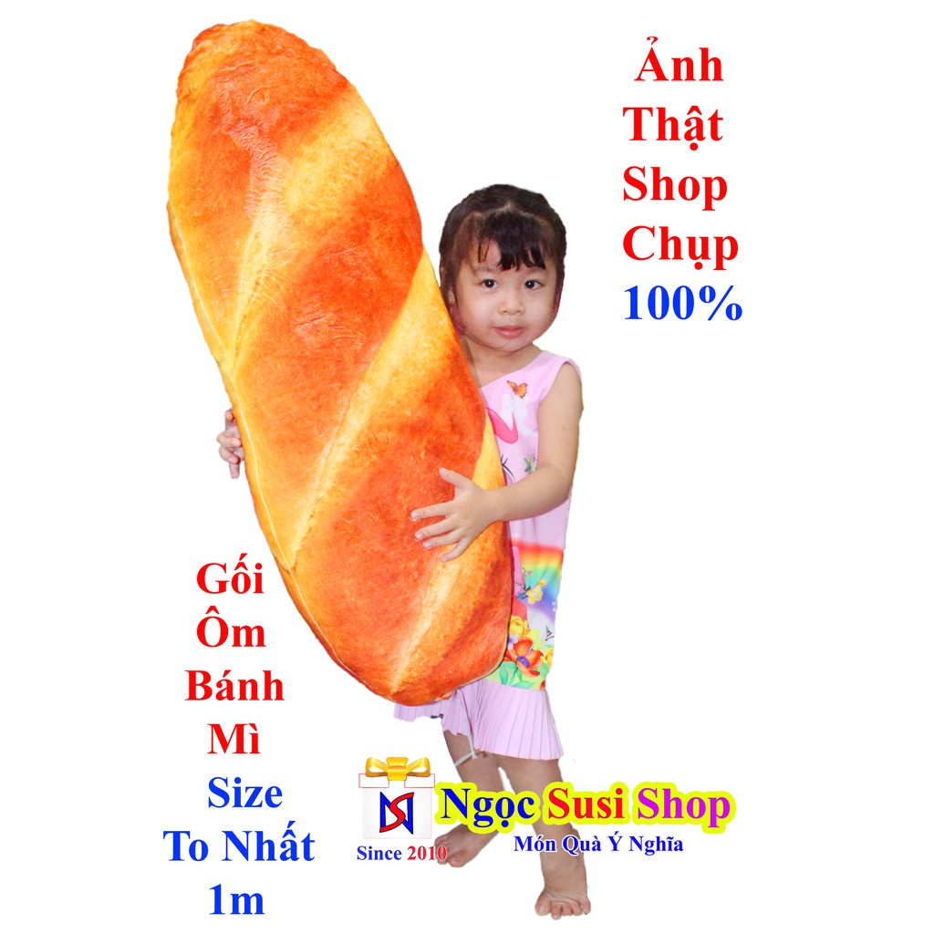 GẤU BÔNG BÁNH MÌ 3D SIÊU TO