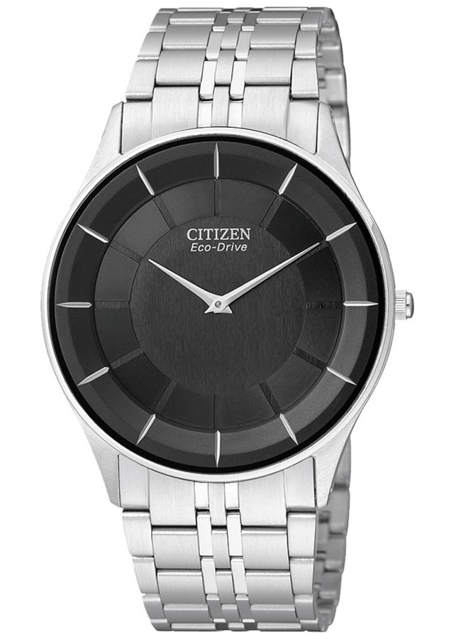 Đồng Hồ Nam Citizen Siêu Mỏng Dây Thép Không Gỉ AR3010-65E - Mặt Đen (Sapphire)