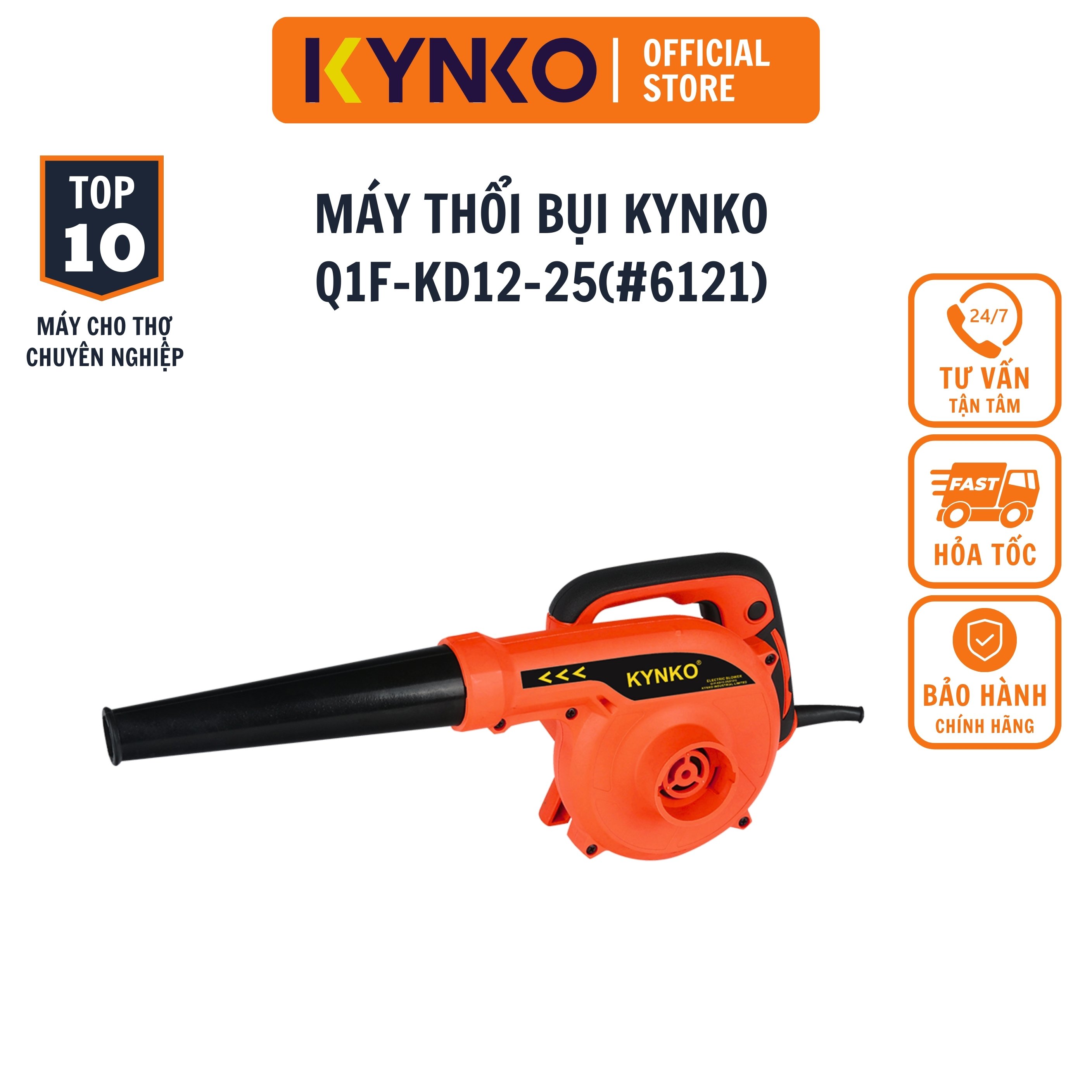 Máy thổi bụi - KD12 02 chiều hút - thổi cầm tay giá tốt chính hãng Kynko Q1F-KD12-25 #6121