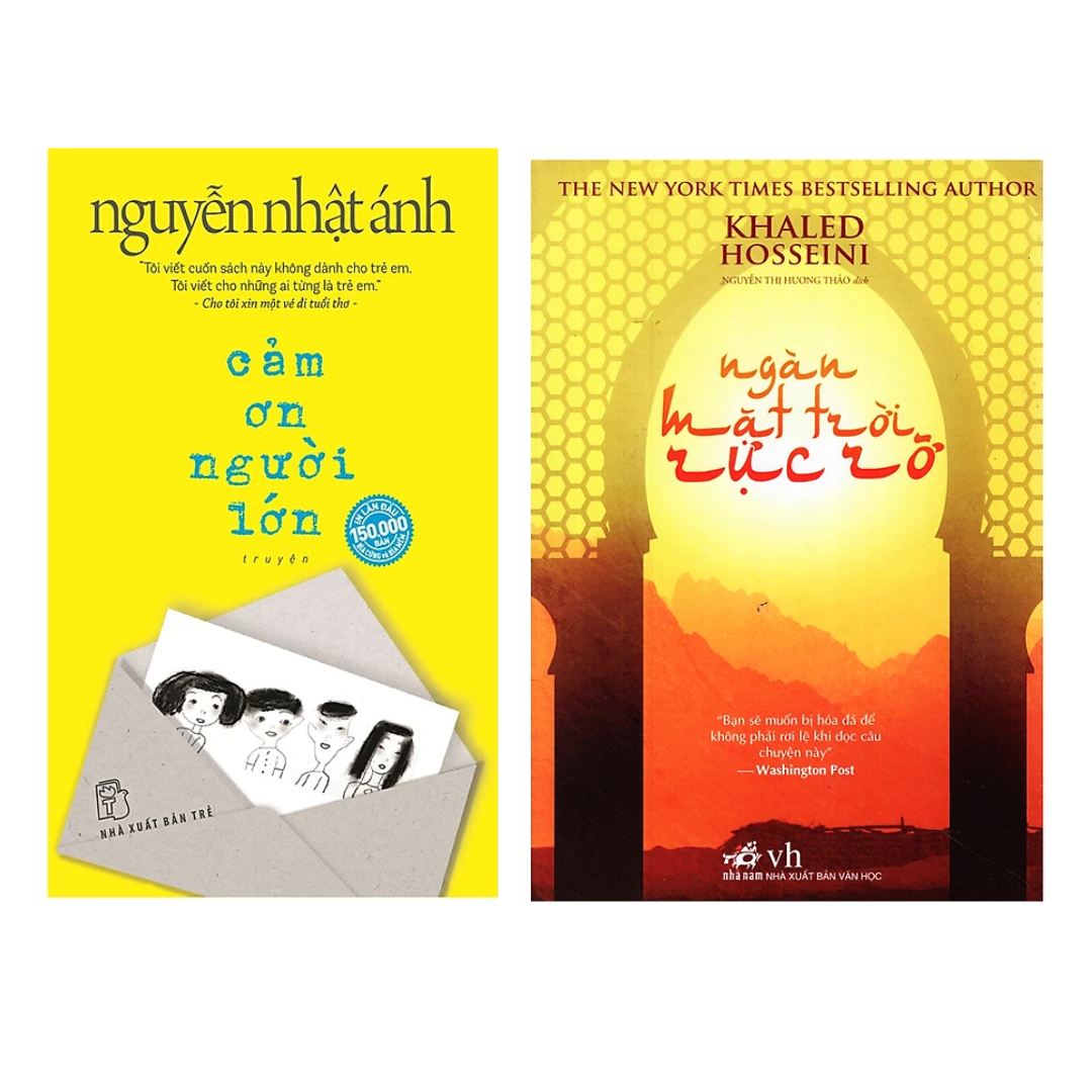 Combo 2 Cuốn Đặc Sắc Của Nguyễn Nhật Ánh : Cảm Ơn Người Lớn + Ngàn Mặt Trời Rực Rỡ
