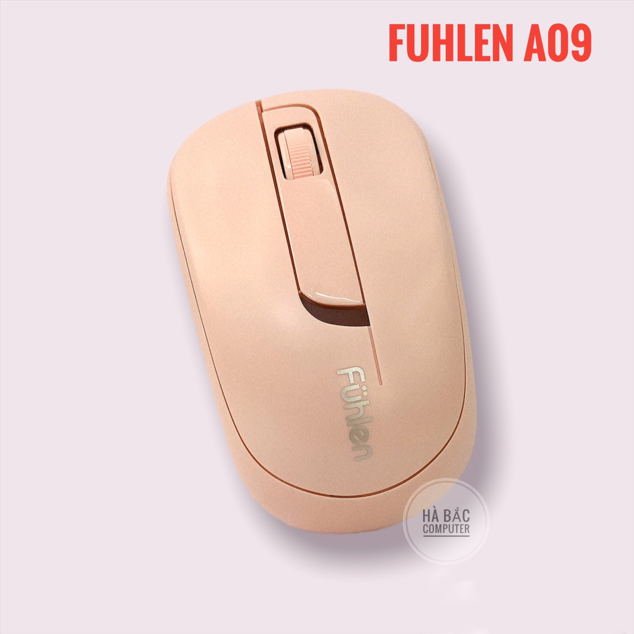 Chuột Không Dây FUHLEN A09B Pink ( Màu Hồng) - Hàng Chính Hãng