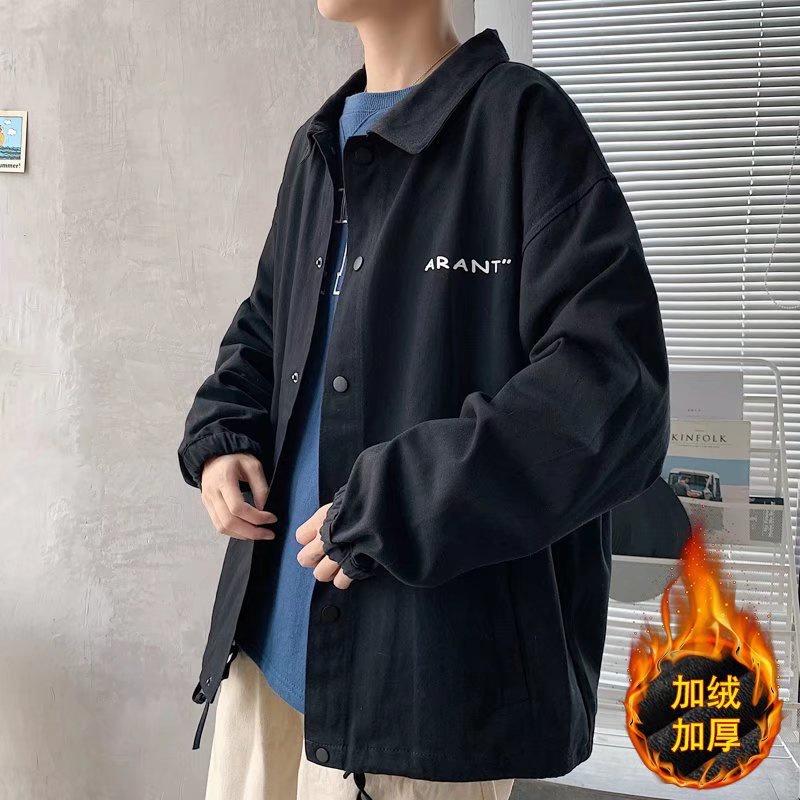 jacket baseball suit spring and autumn new boys' loose large casual coat trend fashion brand men's autumn thin upper jacket men's and women's lovers' casual jacket