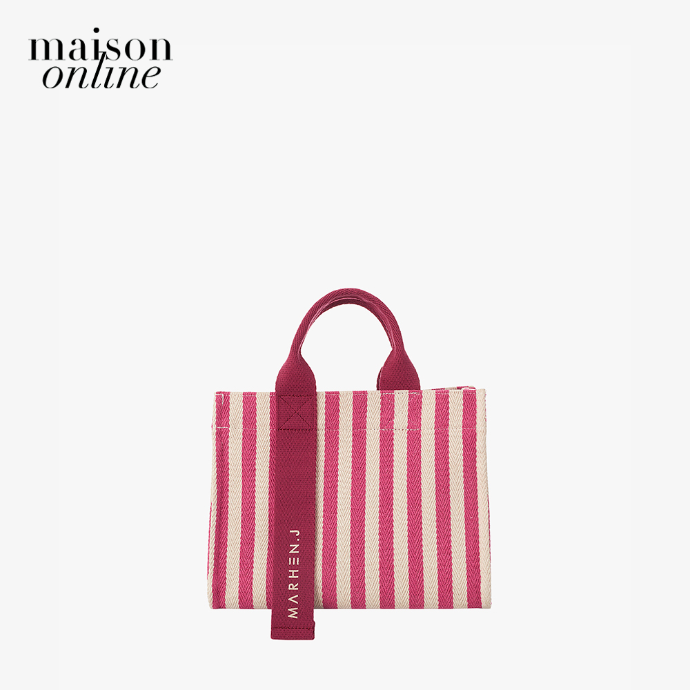 Marhen.J - Túi đeo vai chữ nhật sọc kẻ Rico Mini MJ19BRCOMNST-PK
