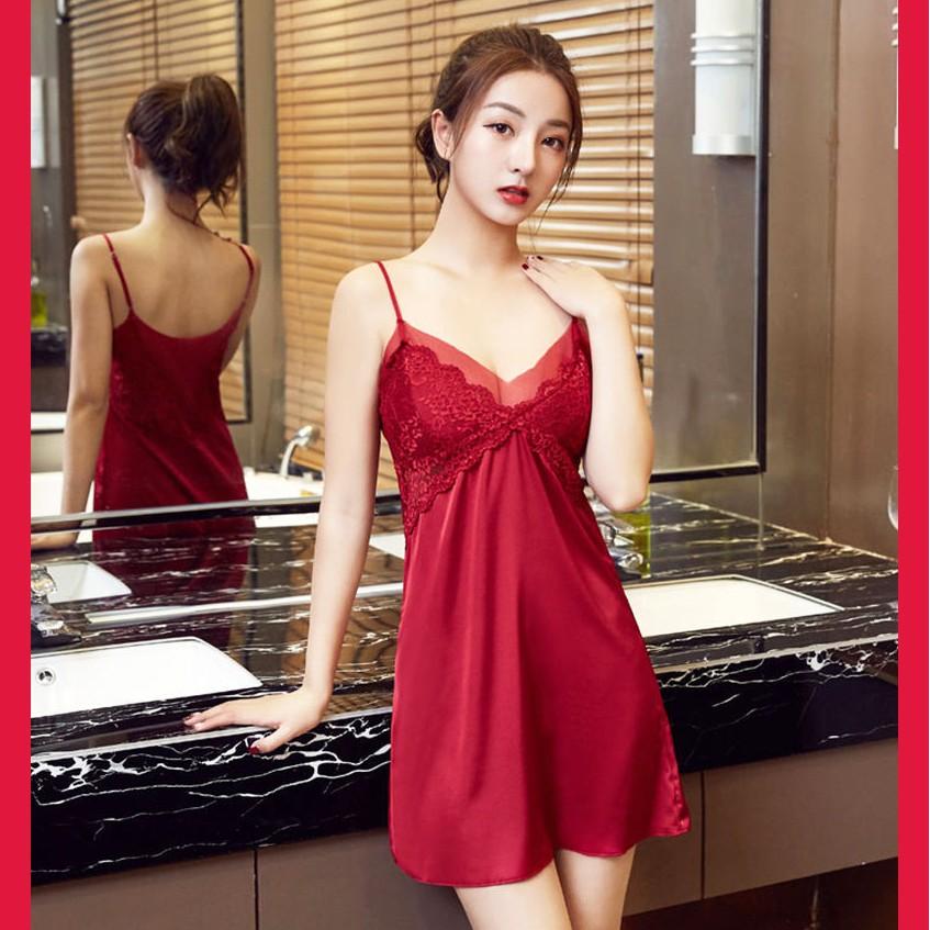 Váy ngủ sexy cao cấp - đầm ngủ gợi cảm B1034