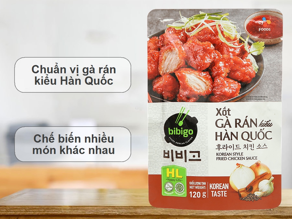 Xốt Gà Rán Kiểu Hàn Quốc Bibigo 120g