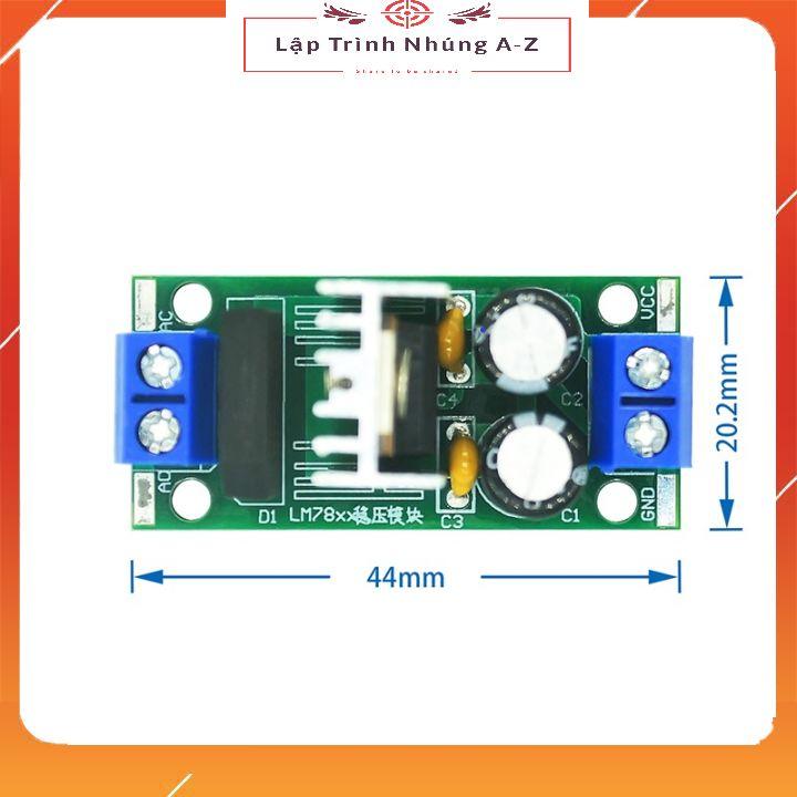 [Lập Trình Nhúng A-Z][G12] Module Nguồn Ổn Áp LM7805 LM7812