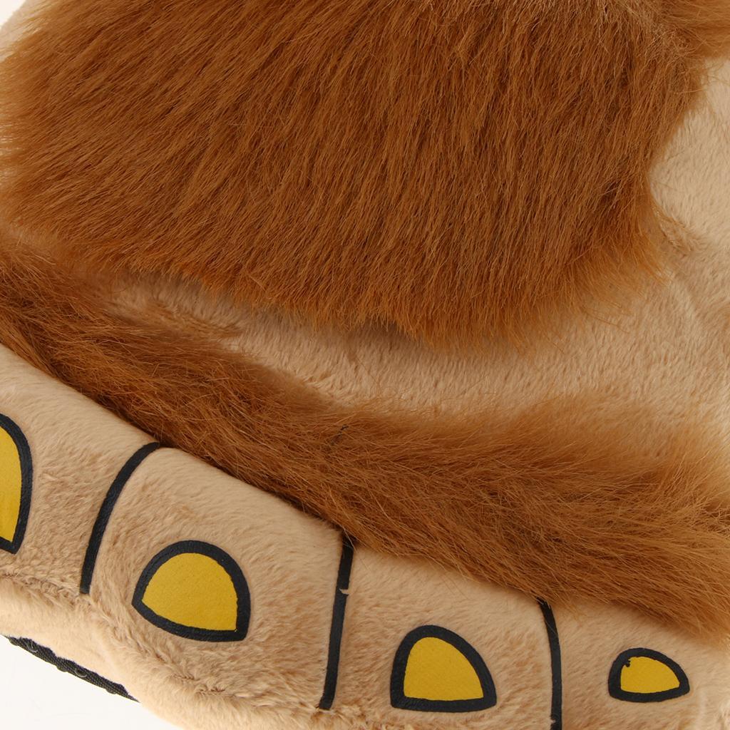 Warm Home Slippers Big Feet Unisex Monster Plush Indoor Shoes