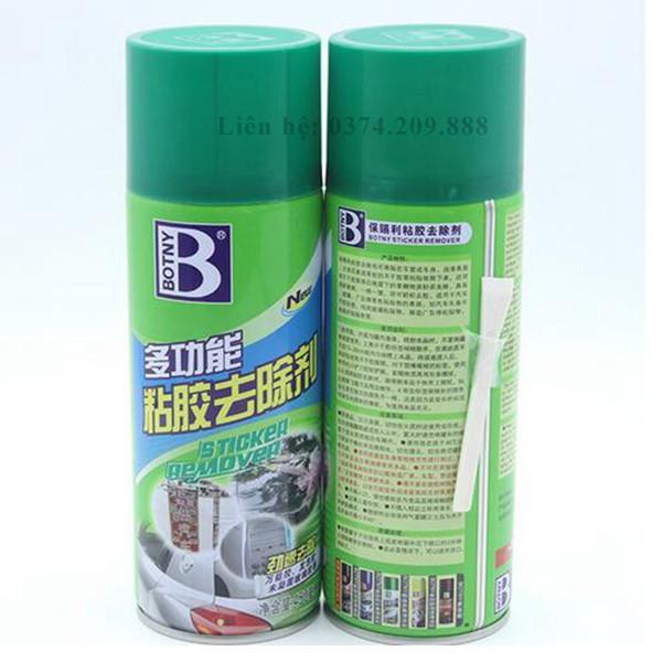 Dung dịch tẩy keo đa năng, bình xịt vệ sinh nhựa đường bám trên xe Oto, tẩy bẩn trên đồ nội thất