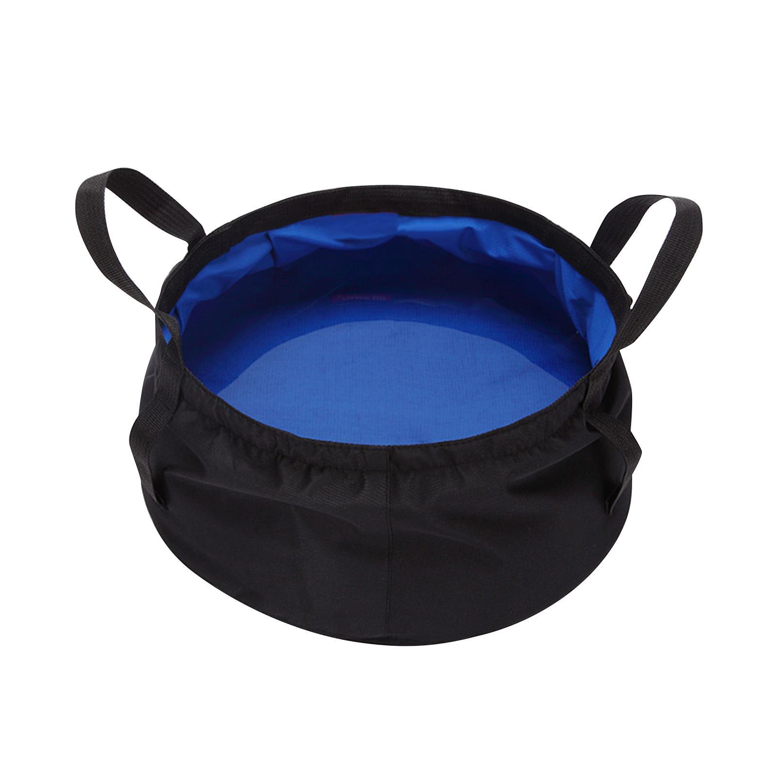 Waterproof Collapsible Water Bucket with Storage Bag Lightweight Water Container Wash Basin for Camping Fishing Backpacking Boat Car Washing