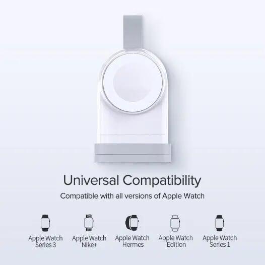 Ugreen UG50944CD144TK Màu Trắng Sạc không dây cho đồng hồ thông minh Apple có Chip MFI - HÀNG CHÍNH HÃNG