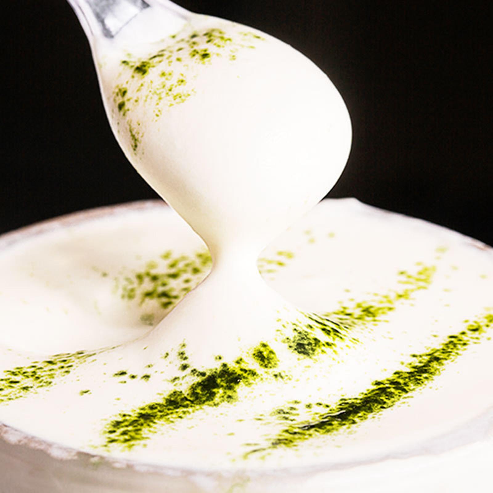 400ML Double  Milk Frother Manual Frothing Coffee Cappuccino