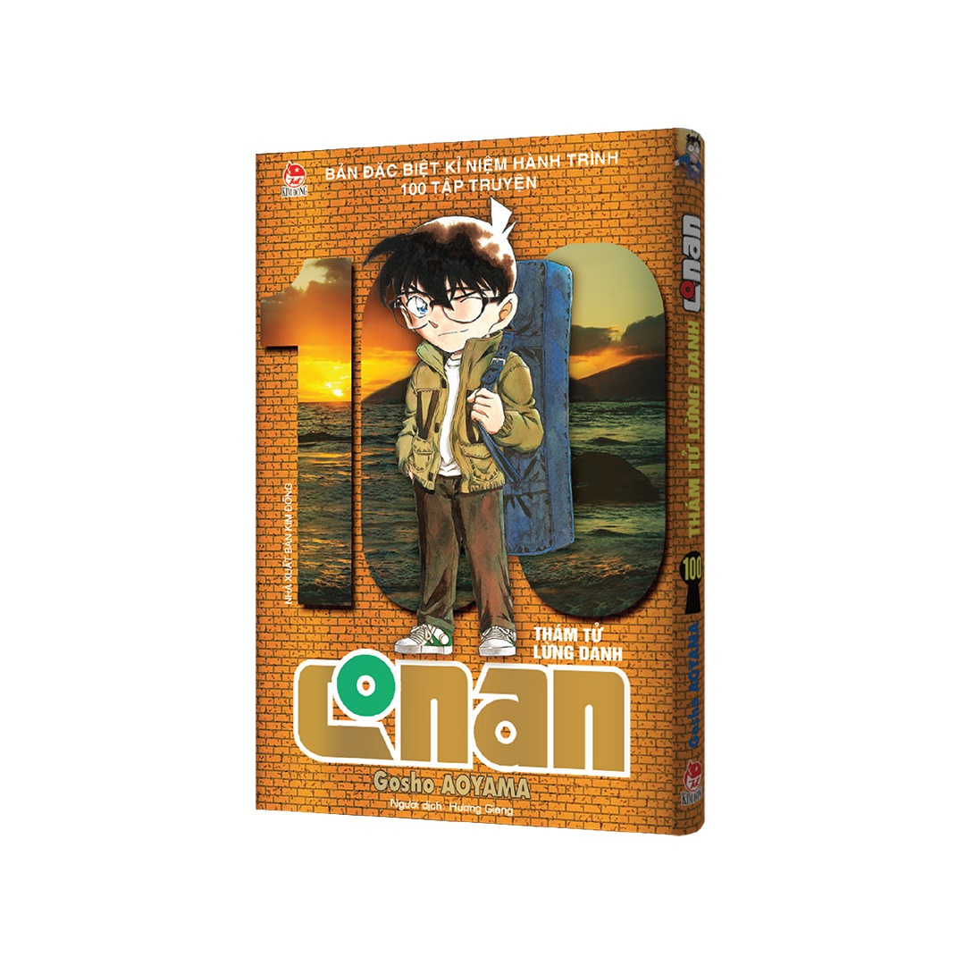 Sách - Thám Tử Lừng Danh Conan - Tập 100 - Bản Đặc Biệt, Bìa Áo - Tặng Kèm Set Postcard Gồm 5 Mẫu, Đựng Trong Phong Bao Conan 100 Và Bìa Áo Độc Quyền