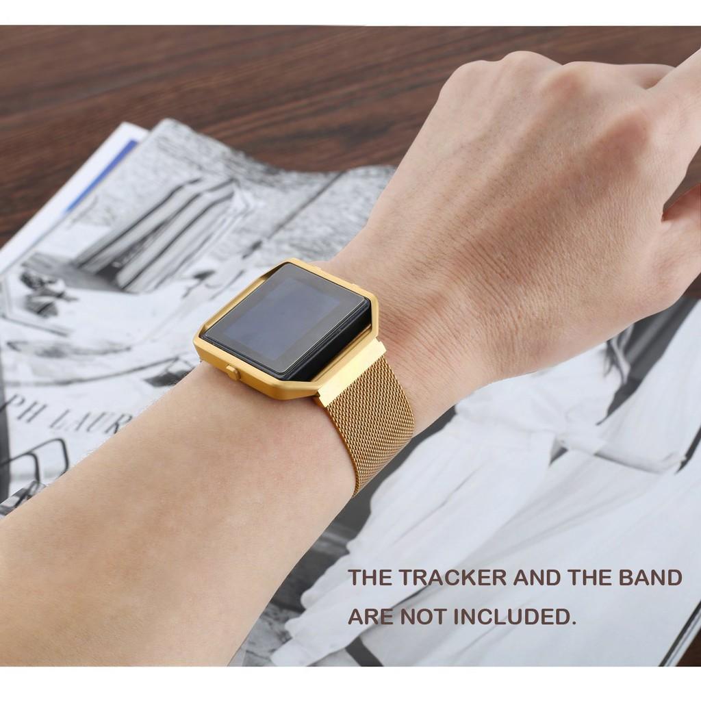 Khung thép không gỉ cao cấp cho đồng hồ thông minh Fitbit Blaze