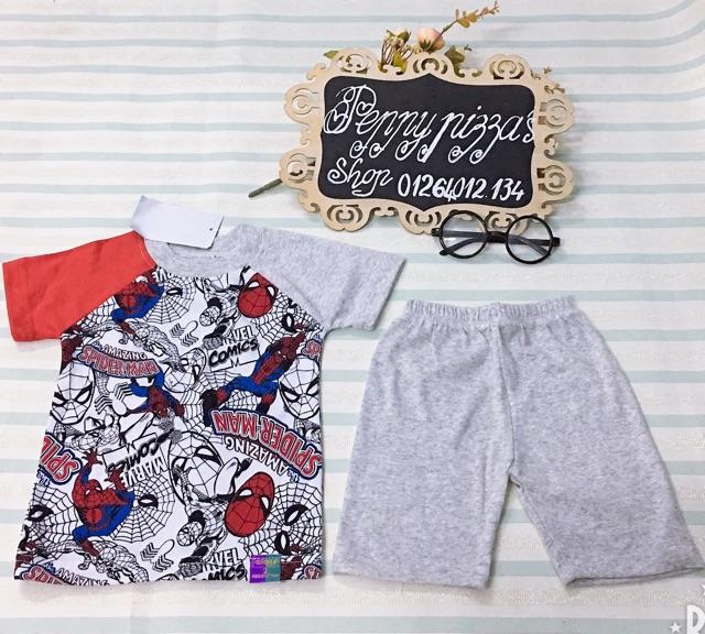 Bộ đồ bozip Bo050 bé trai người nhện spiderman
