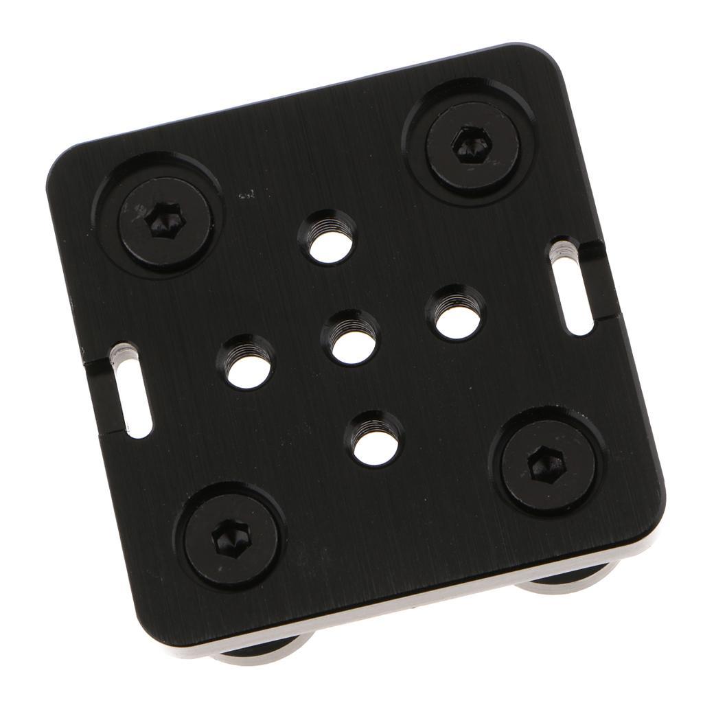 3D Printer V Gantry Plate Special Slide Platefor Aluminum Profiles with Solid Wheel/ 3SET Black