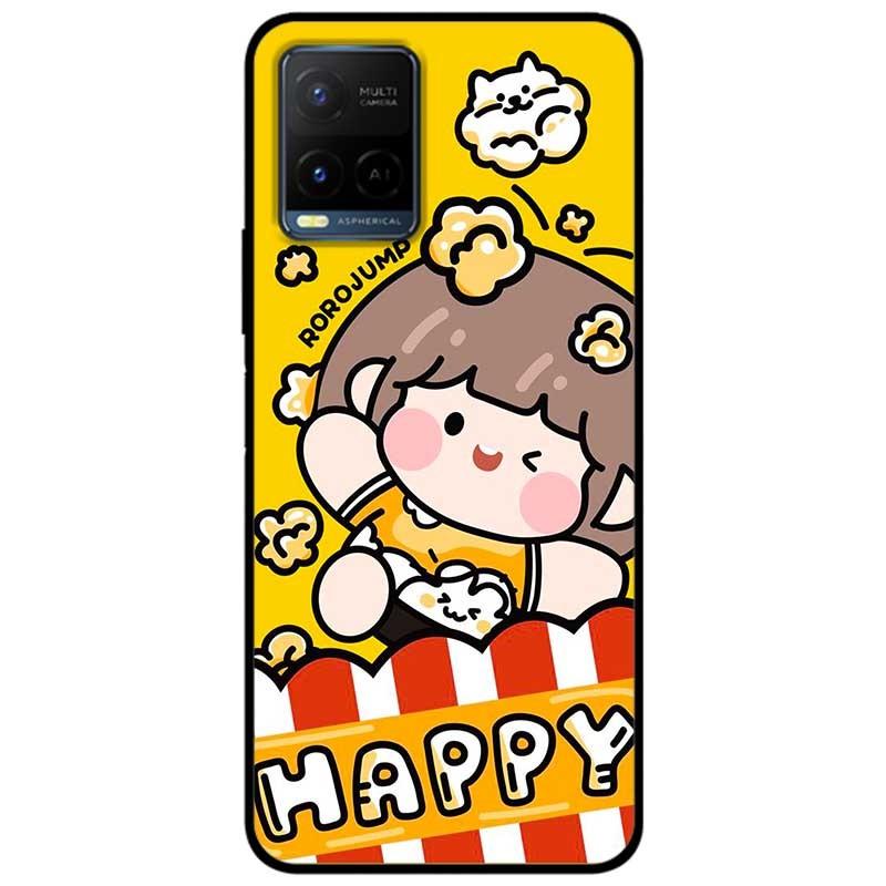 Ốp lưng dành cho Vivo Y21 - Vivo Y21s mẫu Búp Bê Hạnh Phúc