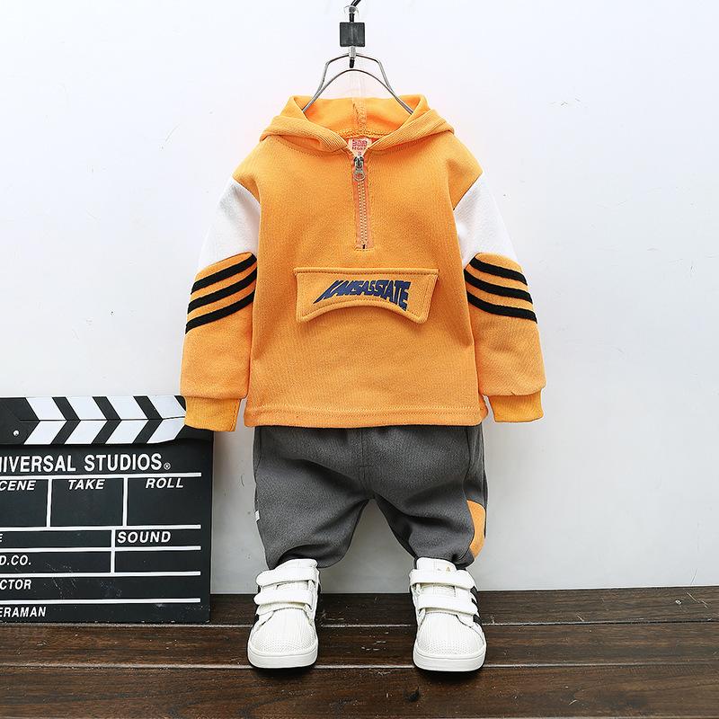 2021 Mới Cho Bé Bé Trai Bộ Quần Áo Mùa Xuân Tập Đi Cho Bé Trai Bé Gái Ấm Có Mũ Áo Khoác Quần Phù Hợp Với Trẻ Em Dày Phù Hợp Với Áo Bộ Quần Áo