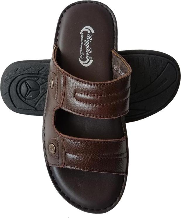 Dép Nam BIGGBEN Da Bò Thật Cao Cấp DN209