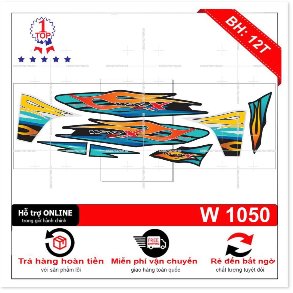 Tem rời wave X 110 2017 đen