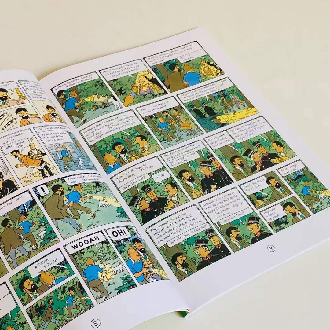 Tặng bộ nhập the adventures of tintin 23c box set