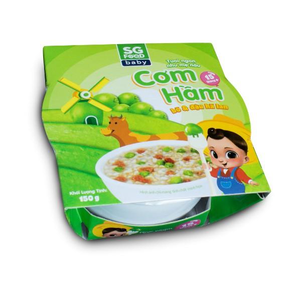 Combo Cơm hầm Sài Gòn Food (Bò - Cá Lóc - Tôm) 150g x 3 chén