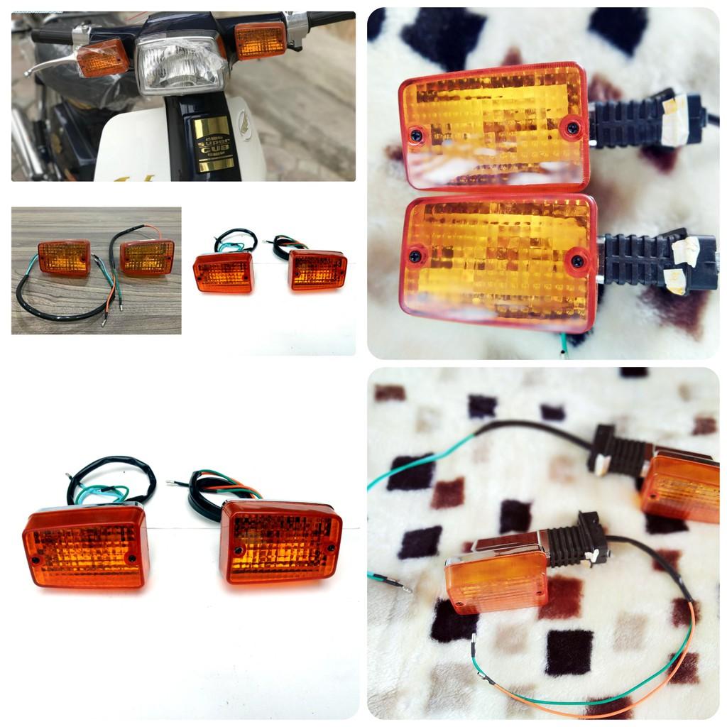 Bộ 4 củ xi nhan trước sau cho xe cup 82 DD chất lượng cao