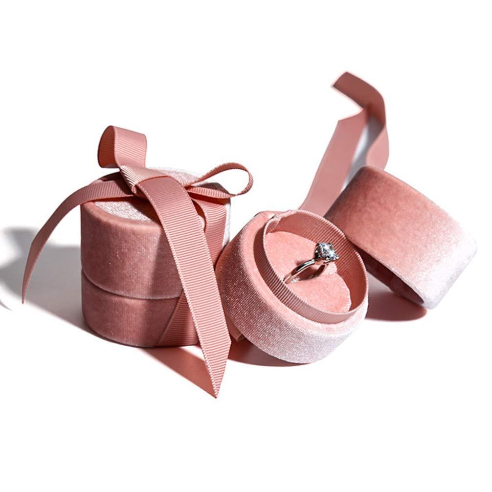 1 mảnh hộp nhẫn cổ điển bao gồm hộp quà tặng cho đồ trang sức lưu trữ vali đám cưới gợi ý kỷ niệm