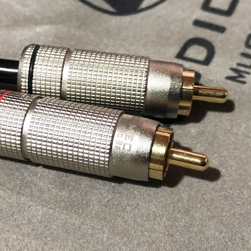 Dây Tín Hiệu Âm Thanh Chống Nhiễu 3.5mm ra 2 Đầu RCA Mạ Vàng AUDIOMECA SW-1290 Tặng Kèm Túi Nhung Cao Cấp - Hàng Nhập Khẩu
