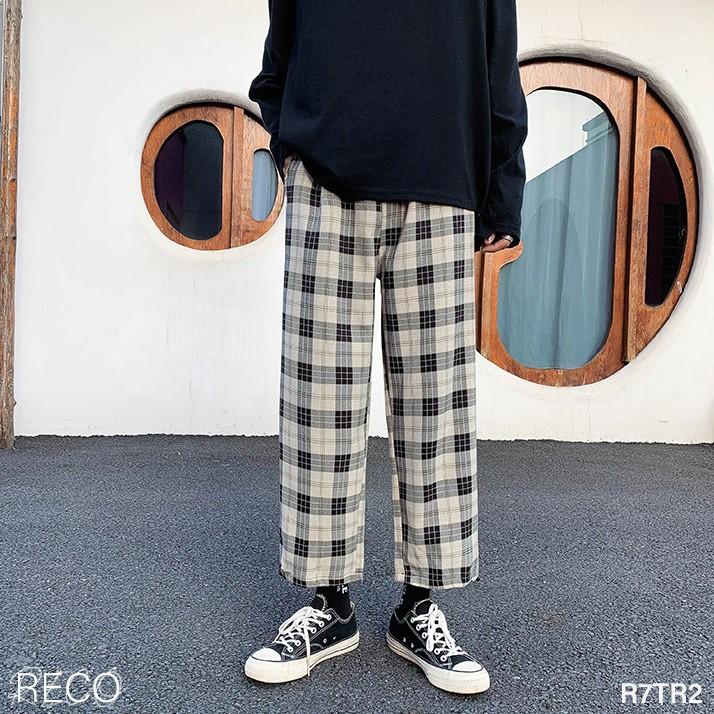 Quần vải nam Hàn Quốc dáng rộng Trousers Loose R7TR2