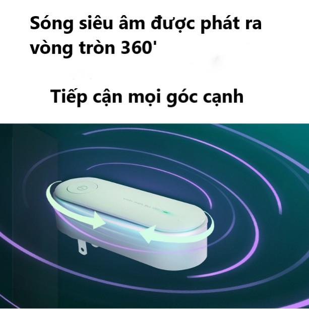 Máy Đuổi Muỗi Bằng Sóng Siêu Âm - Máy Đuổi Muỗi Điện Tử - Máy Đuổi Côn Trùng Tiện Lợi - K1107 - Xanh