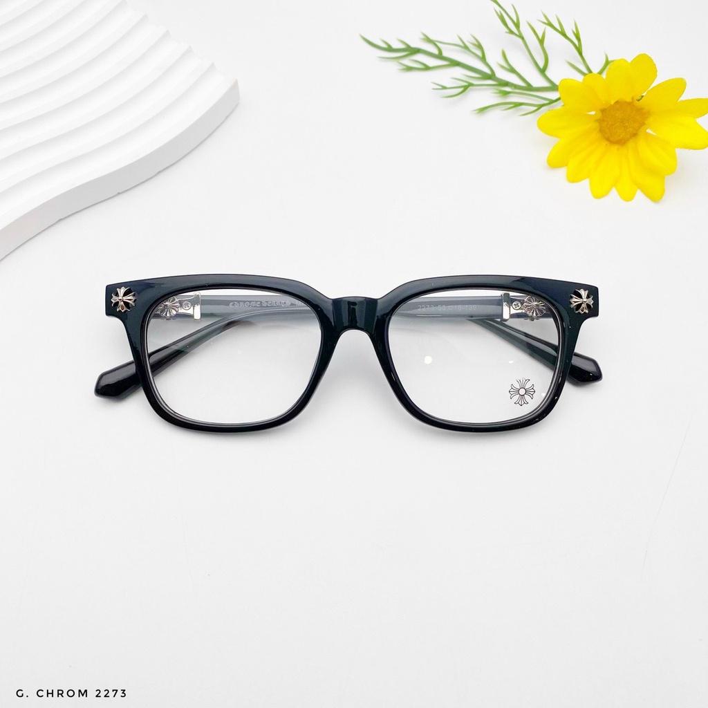 Gọng kính nam nữ dáng vuông Chromehearts nhẹ chắc chắn kiểu dáng thời thượng dễ đeo 2273 -GenZ eyewear