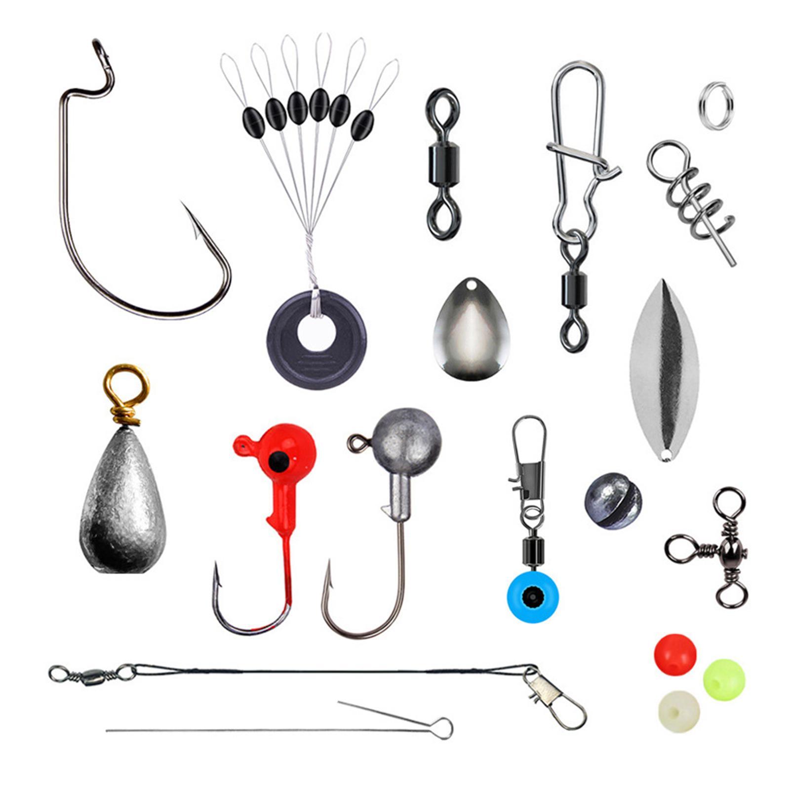 Fishing Tackle Accessories Kit 246x Fishing Gear Tackle Box with Tackle Kit