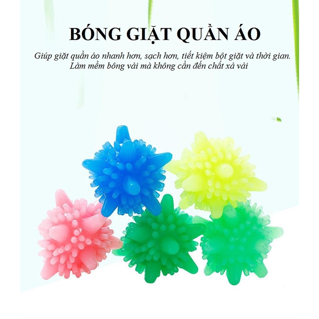 COMBO 5 BANH GIẶT QUẦN ÁO TRONG MÁY GIẶT - BÓNG GIẶT CẦU GAI GIẶT SẠCH GIẢM NHĂN CHO QUẦN ÁO NHƯ MỚI