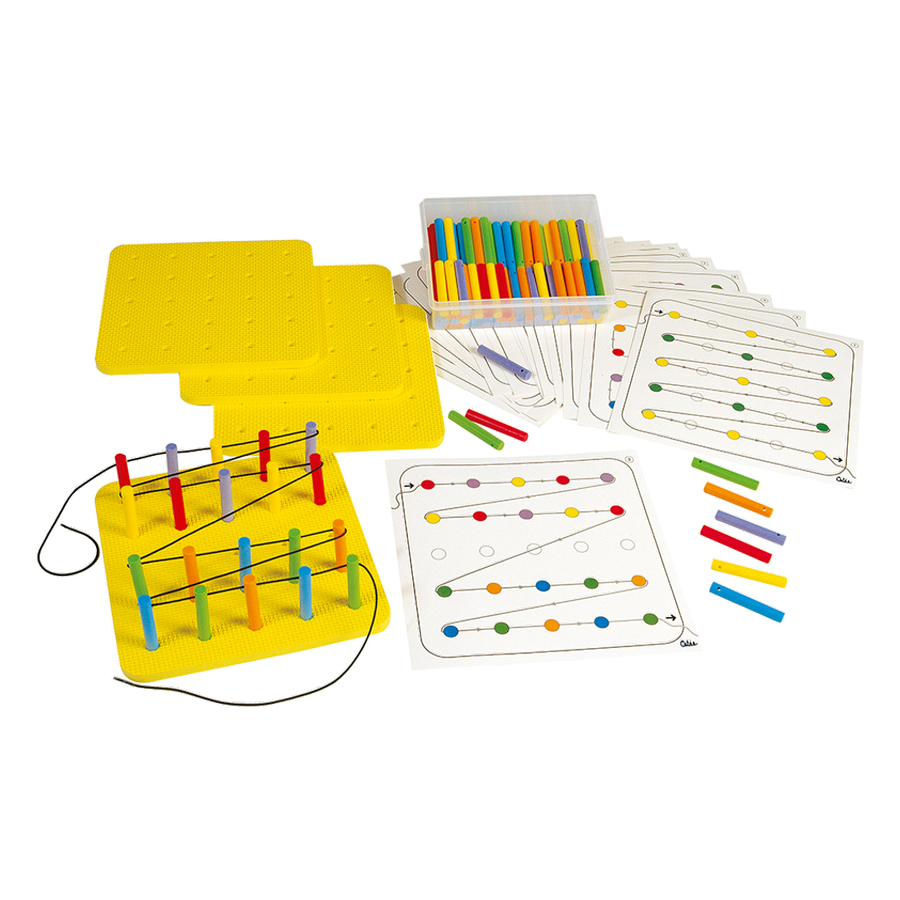 Bộ Xỏ Dây Chốt Bảng Peg Board Set Gigo Toys 1045-20
