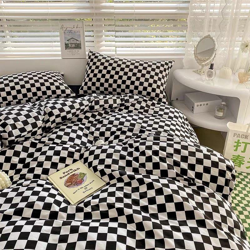 Bộ chăn ga gối cotton poly Thổ Cẩm