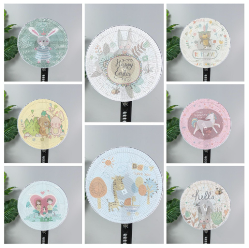 Lưới bọc quạt ngăn bụi bẩn hình thú băng thun co dãn đa năng tiện lợi cho mọi nhà GD751-BocQuat-nho