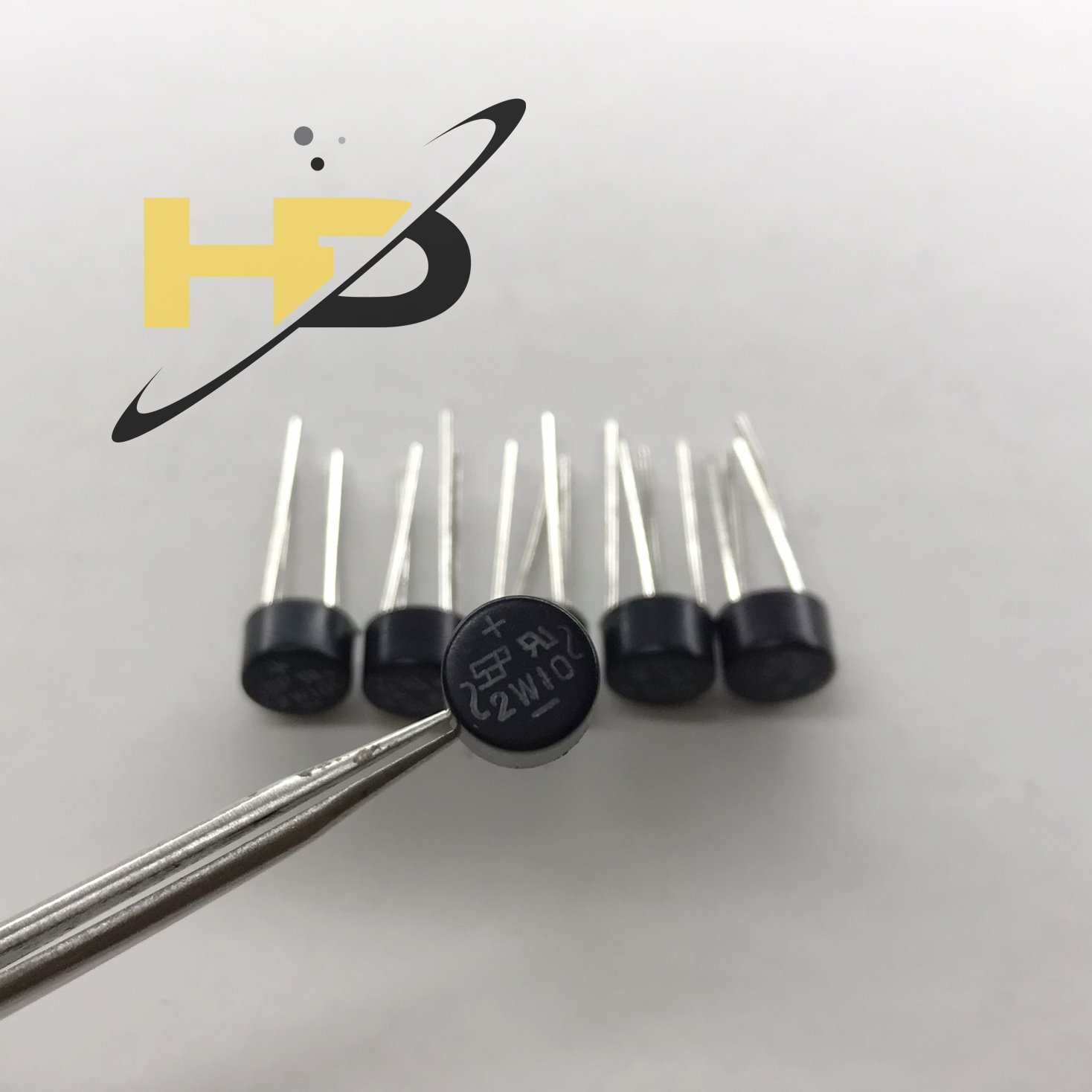 Set 10 Con Diode Cầu Chỉnh Lưu 2A 1KV 2W10 Tròn