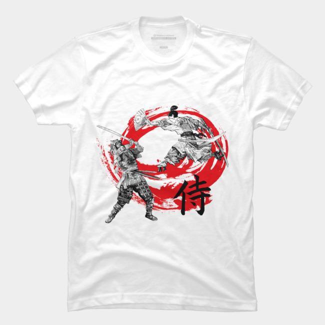Áo phông Samurai Unisex áo cotton ngắn tay thời trang nam nữ cá tính