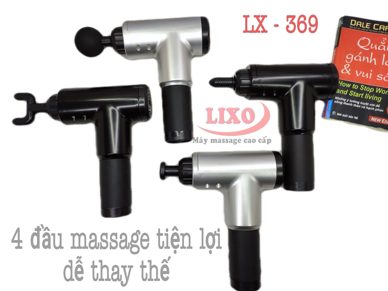 Máy massage cầm tay LX369 - Hỗ trợ giảm đau mỏi tại nhà