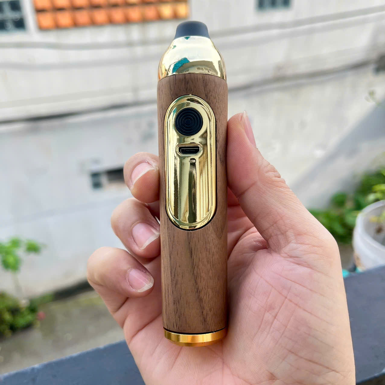 Gạt Tàn kiêm bật lửa sạc usb chống bụi thích hợp cho xe hơi, làm việc trong phòng - T0432