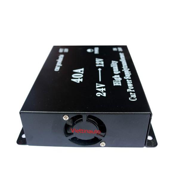 Bộ đổi nguồn DC 24V sang DC 12V KUERL cho Ô tô 40A
