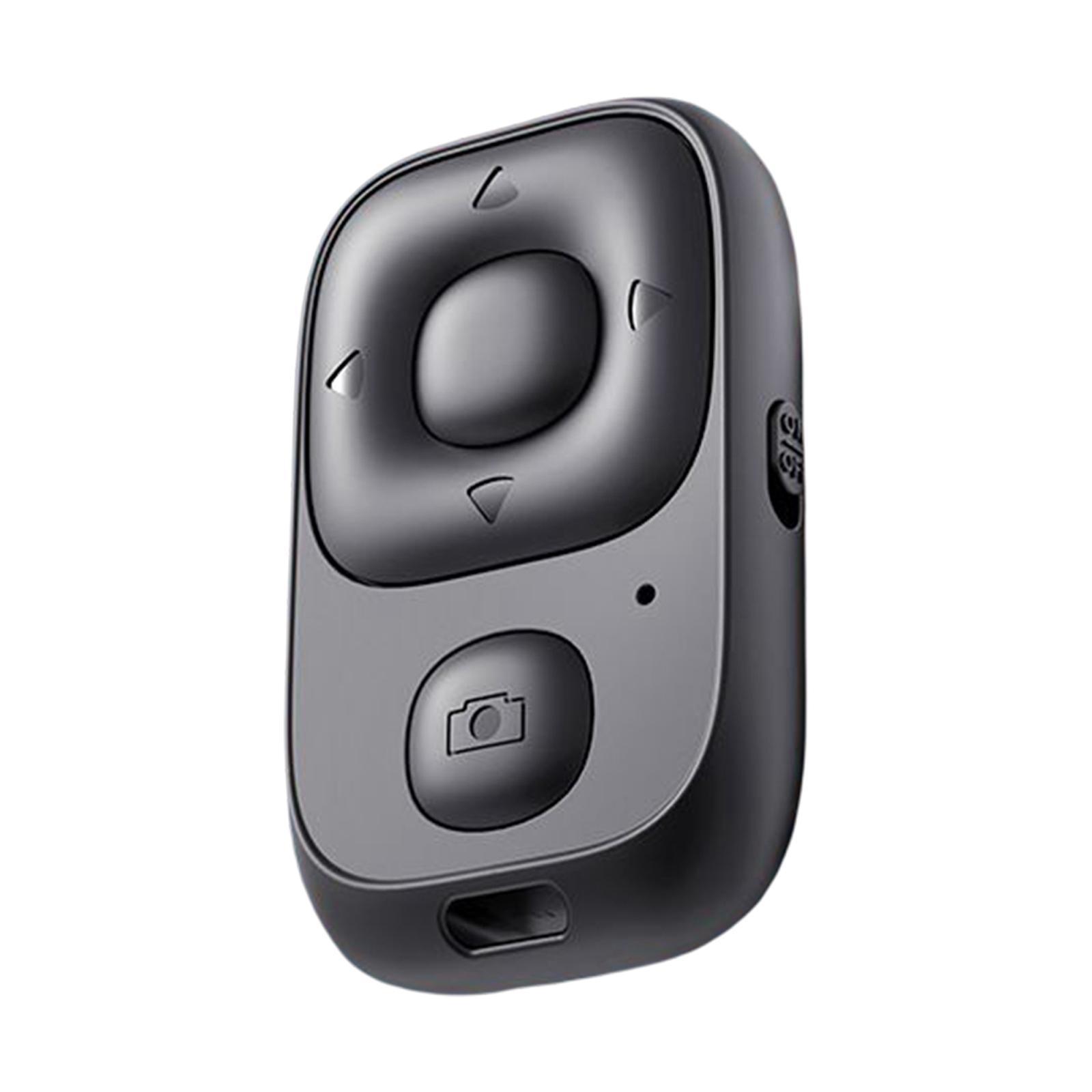 Bluetooth Camera Shutter Remote Selfie Button Accessories Black