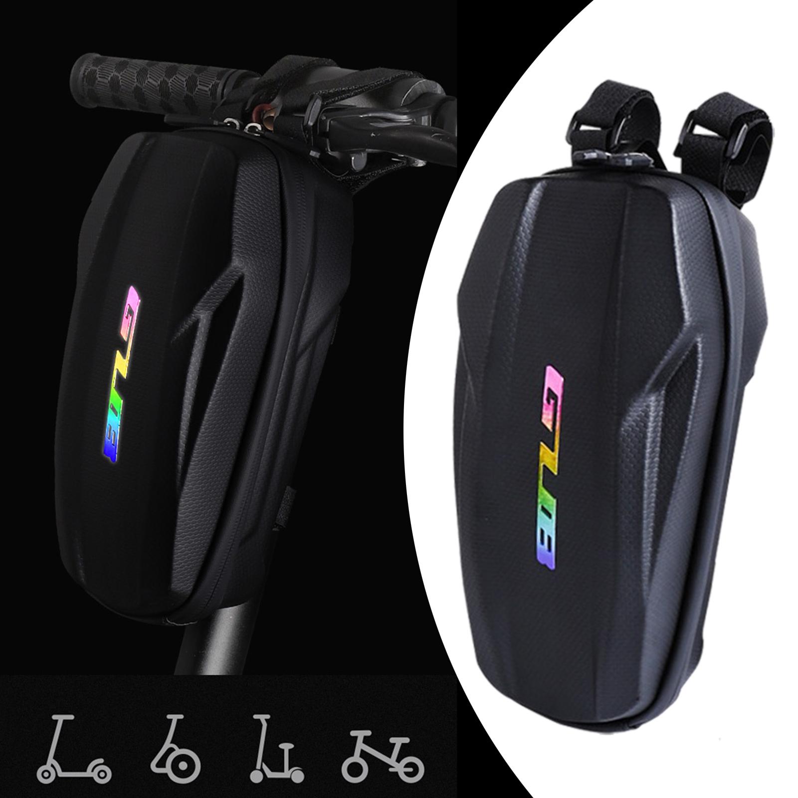 Scooter Storage Bag Scooter Front Hanging Bag Waterproof Scooter Handlebar Bag Folding Bike EVA Hard Shell Frame Bag