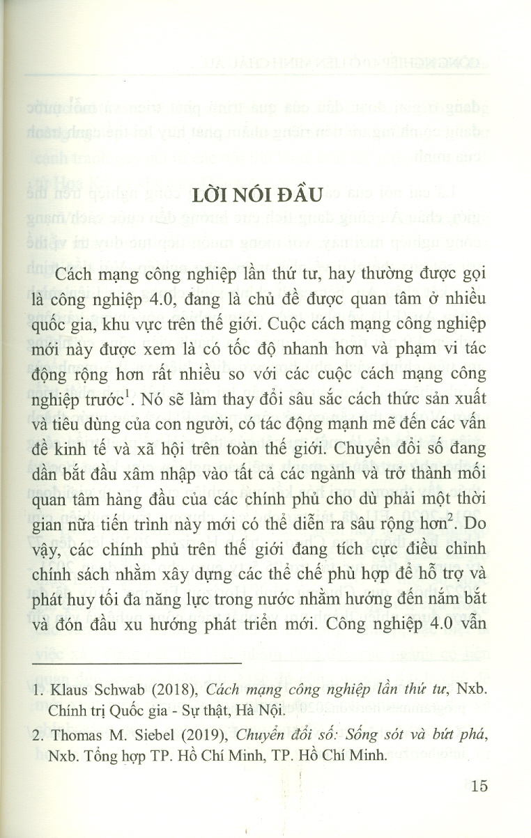 Công Nghiệp 4.0 Ở Liên Minh Châu Âu Và Một Số Nước Thành Viên