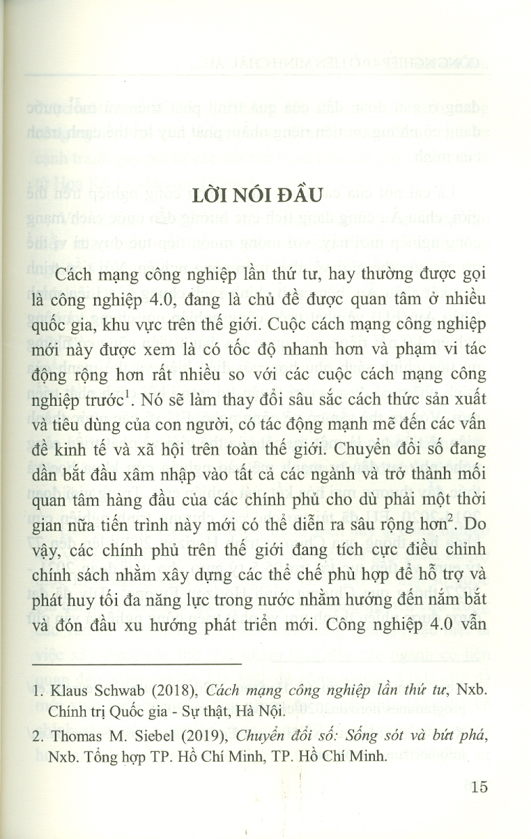 Công Nghiệp 4.0 Ở Liên Minh Châu Âu Và Một Số Nước Thành Viên (Sách chuyên khảo)