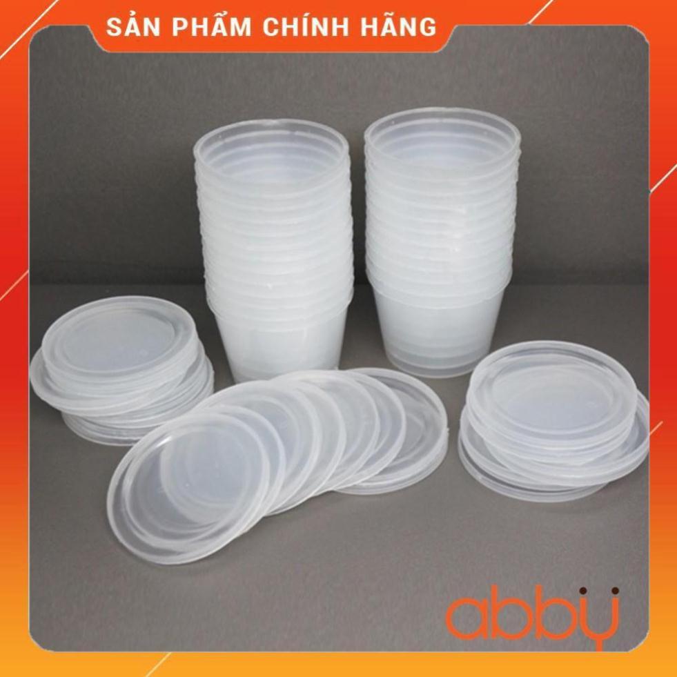 Combo 10 Hộp caramen, hũ làm bánh flan, sữa chua, thạch rau câu