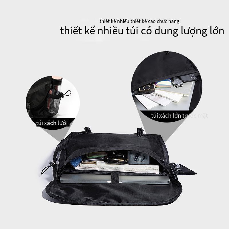 Túi máy tính xách tay đeo chéo thuận tiện nhất Máy tính xách tay 14 inch phù hợp với Apple MacBook13.3 Lenovo Huawei 15 6