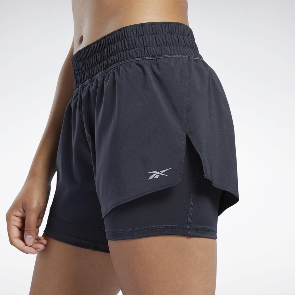 Quần Thể Thao Nữ Reebok Chạy Bộ WOR Run 2 in 1 Short GR9511