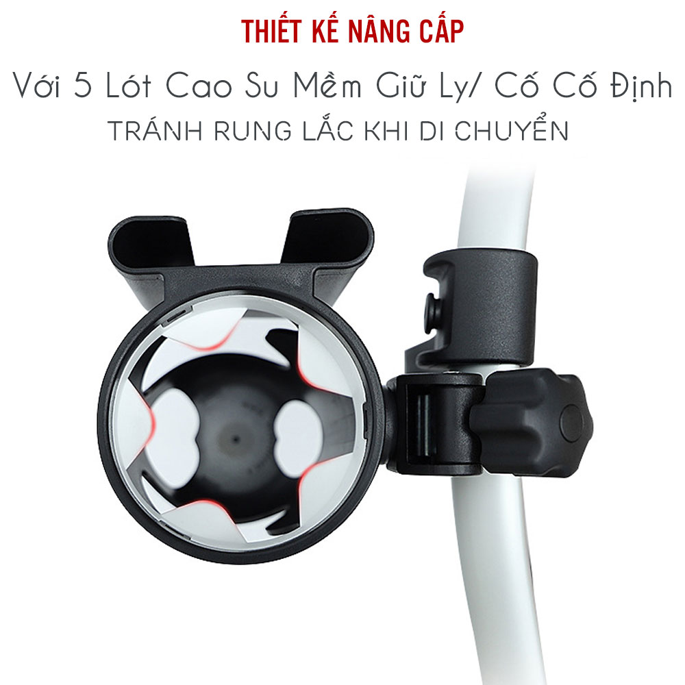 Giá Để Ly Nước Xe Đạp, Để Chai Nước Đạp Xe Tiện Dụng 2 trong 1 Cho Xe Đạp/ Xe Đẩy/ Xe Đạp Điện Mai Lee