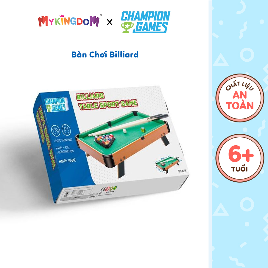 Đồ Chơi CHAMPION GAMES Bàn Chơi Billiard CPG2035